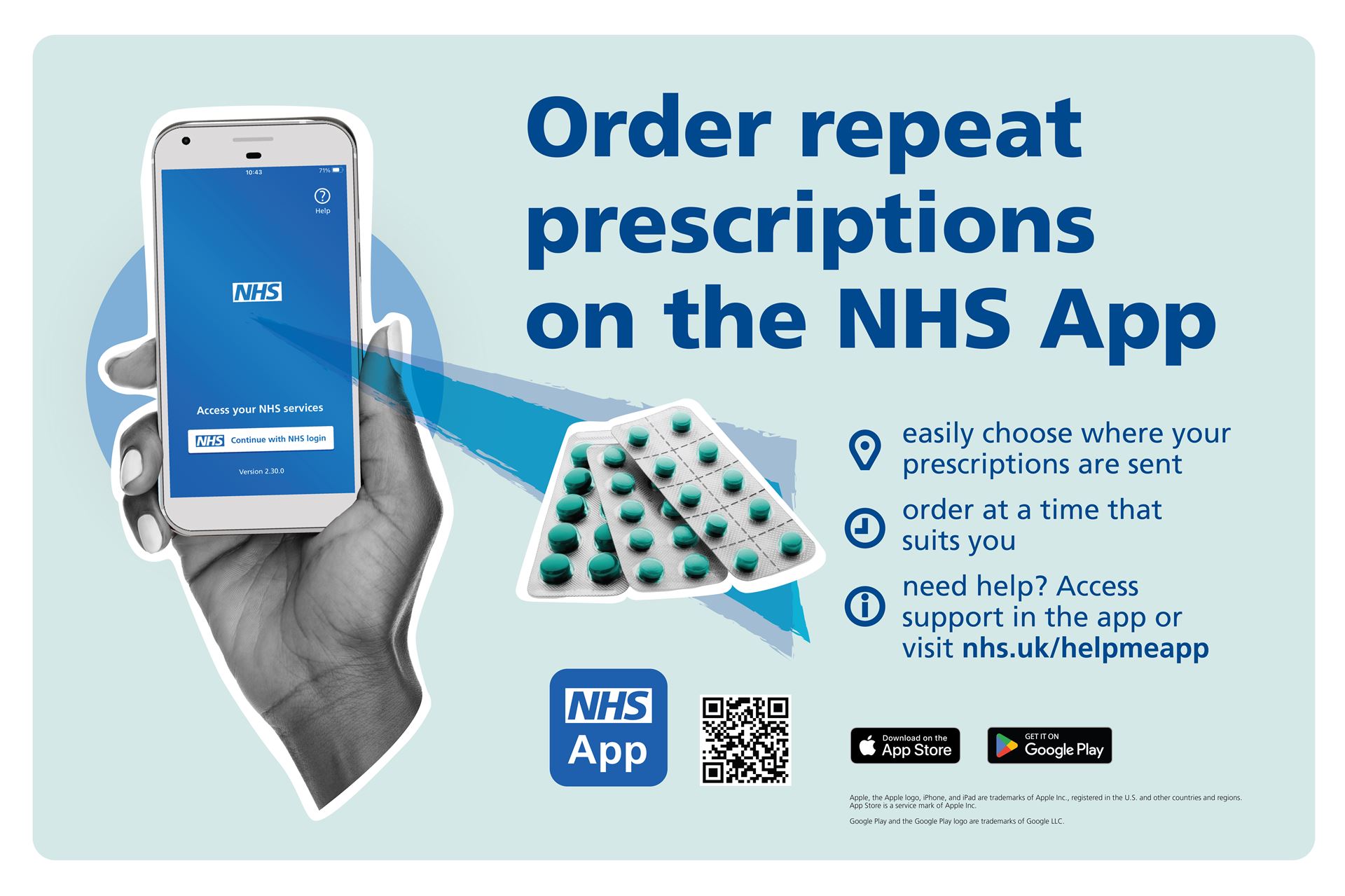 NHS App Poster